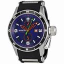 Invicta Flight Collection Blue Dial Black Rubber Men's Watch 1751