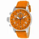 Invicta Force Lefty Chronograph Orange Dial Orange Nylon Strap Men's Watch 11526