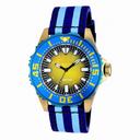 Invicta Gold tone Dial Men's Nylon Watch 18618