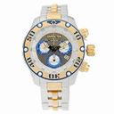 Invicta Hydromax Chronograph Black and Silver Dial Two-tone Men's Watch 19015