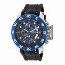 Invicta I-Force Chronograph Black Dial Black Polyurethane Men's Watch 19252