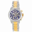 Invicta I-Force Chronograph Blue Dial Two-tone Ladies Watch 17426