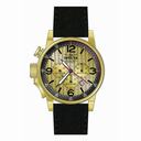 Invicta I-Force Chronograph Gold Dial Black Leather Men's Watch 20137