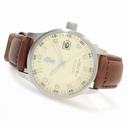 Invicta I-Force Yellow Dial Stainless Steel Brown Leather Band Men's Watch 14788