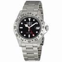 Invicta II Date Master GMT Black Dial Men's Watch 9401