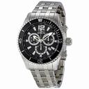 Invicta II Sport Chronograph Tachymeter Diver Black Dial Stainless Steel Men's Watch 0621