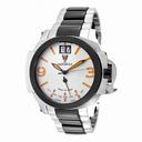 Invicta Imperious White Dial Stainless Steel and Ceramic Men's Watch IMP1051