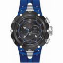 Invicta Jason Taylor Chronograph Grey Dial Blue Polyurethane Band Men's Watch 14420