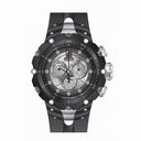 Invicta Jason Taylor Chronograph Silver-tone Dial Black PVD Men's Watch 14419