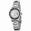 Invicta Ladies Swiss Pro Diver Watch with White Mother Of Pearl Dial 4866