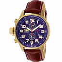 Invicta Lefty Chronograph Blue Dial Gold-tone Stainless Steel Men's Watch 3329