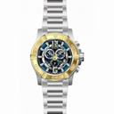 Invicta Luminary Chronograph Blue Dial Rose Gold-tone PVD Men's Watch 13640