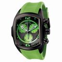 Invicta Lupah Chronograph Black Ion-Plated Light Green Rubber Men's Watch 6725
