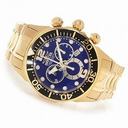 Invicta Lupah Chronograph Blue Dial Gold-tone PVD Stainless Steel Men's Watch 14205