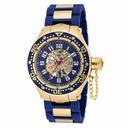 Invicta Mechanical Corduba Blue Skeleton Blue Polyurethane Men's Watch 17247