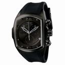 Invicta Men's Lupah Chronograph Black Dial Black Ion-plated Black Rubber Watch 6724