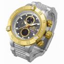 Invicta Miniature Subaqua Noma III Two Tone Steel Gunmetal Dial Desk Clock 13819