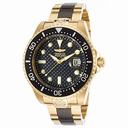 Invicta Pro Diver Automatic Black Dial Two-tone Men's Watch 20116