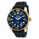 Invicta Pro Diver Automatic Blue Dial Black and Darlk Blue Polyurethane Men's Watch 20203