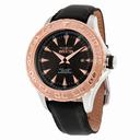 Invicta Pro Diver Black Dial Black Leather Men's Watch 12617