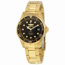 Invicta Pro Diver Black Dial Gold--plated Men's Watch 17051