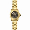 Invicta Pro Diver Black Dial Gold Ion-plated Men's Watch 15848