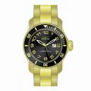 Invicta Pro Diver Black Dial Gold-plated Men's Watch 15346