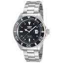 Invicta Pro Diver Black Dial Stainless Steel Men's Watch 12817