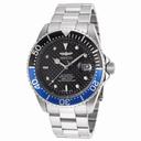 Invicta Pro Diver Black Dial Stainless Steel Men's Watch 15584