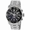 Invicta Pro Diver Black Dial Stainless Steel Men's Watch 6086