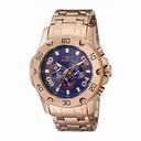 Invicta Pro Diver Multifunction Blue Dial Rose Gold Ion-plated Men's Watch 19229