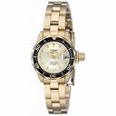 Invicta Pro Diver Champagne Dial 18kt Gold-plated Ladies Watch 17038