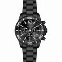 Invicta Pro Diver Chronograph Black Dial Black Ion-plated Men's Watch 17404