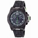 Invicta Pro Diver Chronograph Black Dial Black Polyurethane Men's Watch 12156