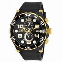 Invicta Pro Diver Chronograph Black Dial Black Polyurethane Men's Watch 15396
