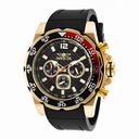 Invicta Pro Diver Chronograph Black Dial Black Polyurethane Men's Watch 20027