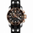 Invicta Pro Diver Chronograph Black Dial Black Rubber Men's Watch 17877