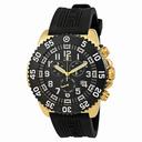 Invicta Pro Diver Chronograph Black Dial Gold-plated Men's Watch and Strap Set 12531