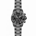 Invicta Pro Diver Chronograph Black Dial Gunmetal PVD Stainless Steel Men's Watch 12109