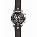 Invicta Pro Diver Chronograph Black Dial Stainless Steel Black Rubber Men's Watch 12396