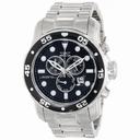 Invicta Pro Diver Chronograph Black Dial Stainless Steel Men's Watch 15081