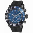 Invicta Pro Diver Chronograph Blue Dial Black Polyurethane Men's Watch 19248