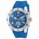 Invicta Pro Diver Chronograph Blue Dial Blue Polyurethane Men's Watch 20031