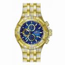 Invicta Pro Diver Chronograph Blue Dial Gold Ion-plated Men's Watch 15547