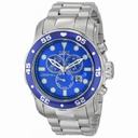 Invicta Pro Diver Chronograph Blue Dial Stainless Steel Men's Watch 15082