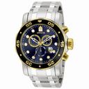 Invicta Pro Diver Chronograph Blue Dial Stainless Steel Men's Watch 80041