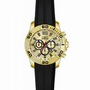Invicta Pro Diver Chronograph Champagne Dial Black Silicone Men's Watch 20302