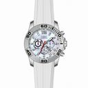 Invicta Pro Diver Chronograph Platinum Dial White Silicone Men's Watch 20297
