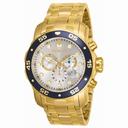 Invicta Pro Diver Chronograph Silver Dial Gold-plated Ladies Watch 80067