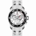 Invicta Pro Diver Chronograph Silver Dial White Polyurethane Silver-tone Men's Watch 20290